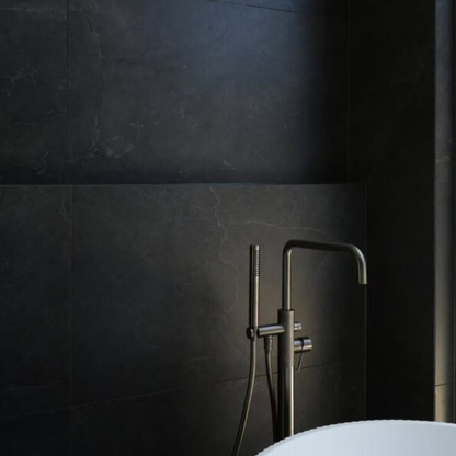 Vrijstaande badmengkraan Valencia - Staafhanddouche - Graphite