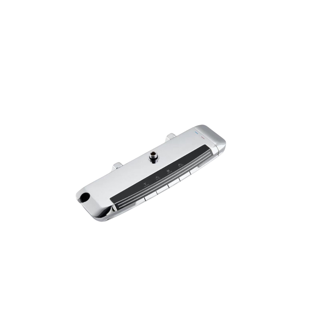 Thermostatische Opbouw Regendoucheset - Sandro - Chroom