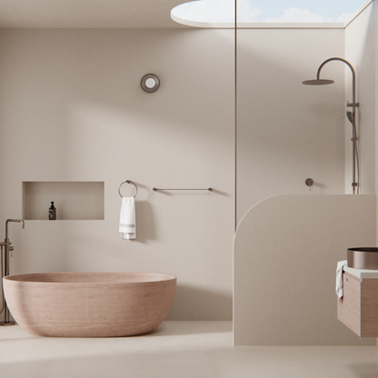 Handdoekrek Valencia - Brushed gold