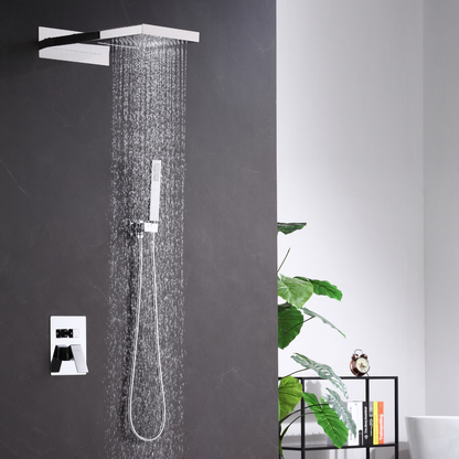 Thermostatisch Inbouw Regendoucheset - Jolanda - Chrome