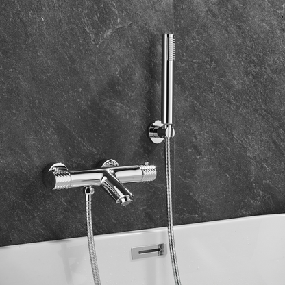 Thermostatische opbouw badkraan - Alessandra - Chroom