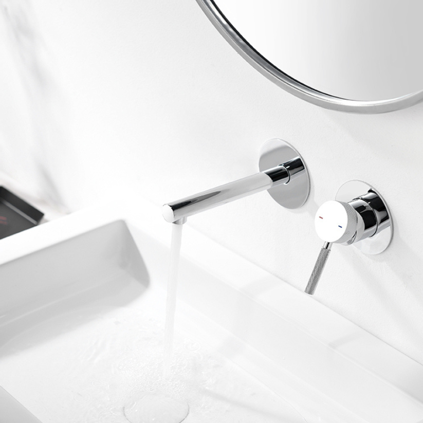 Inbouw wastafelkraan Taylor - Chroom - Incl. inbouwdeel