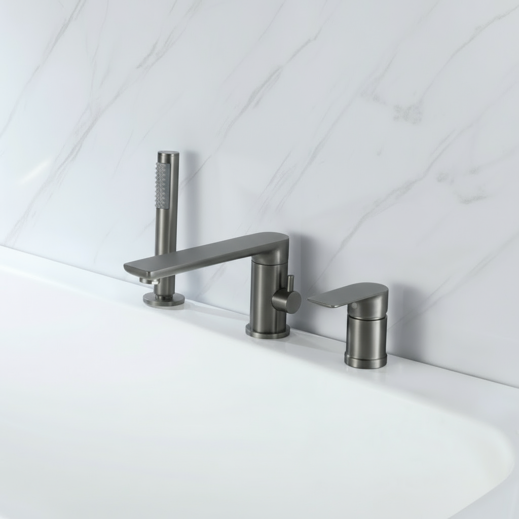 Opbouw badkraan Vero – Gunmetal grey - 21,6 × 24 × 19,5 cm