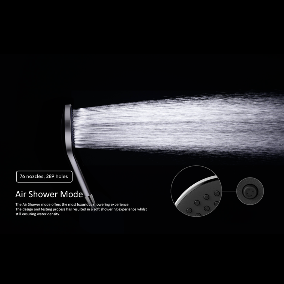 Handdouche Valencia – Air shower II - Graphite