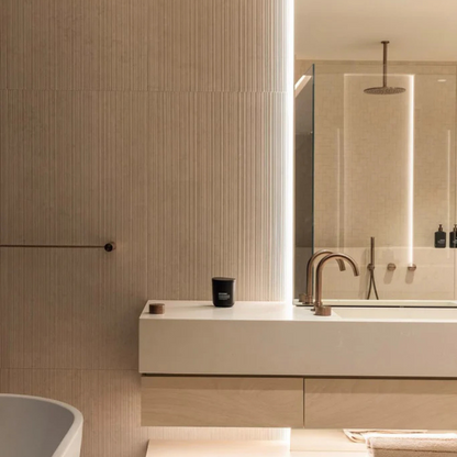 Handdoekrek Valencia - Brushed nickel