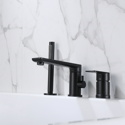 Opbouw badkraan Vero – Mat zwart - 21,6 × 24 × 19,5 cm