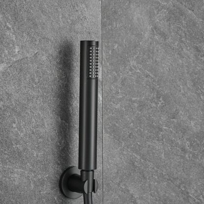Thermostatische opbouw badkraan - Alessandra - Mat zwart