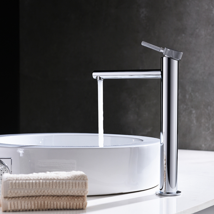 Hoge wastafelkraan Taylor - Chroom- 30.5 × 5.5 × 18 cm