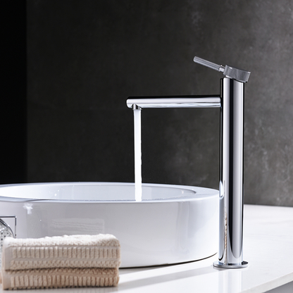 Hoge wastafelkraan Taylor - Chroom- 30.5 × 5.5 × 18 cm