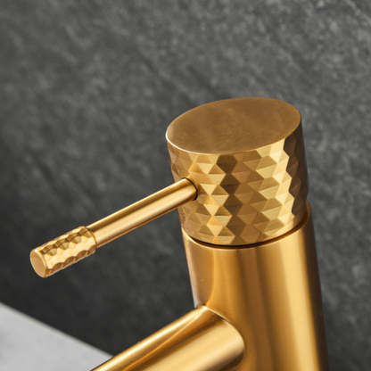 Opbouw wastafelkraan - Romano - Geborsteld goud