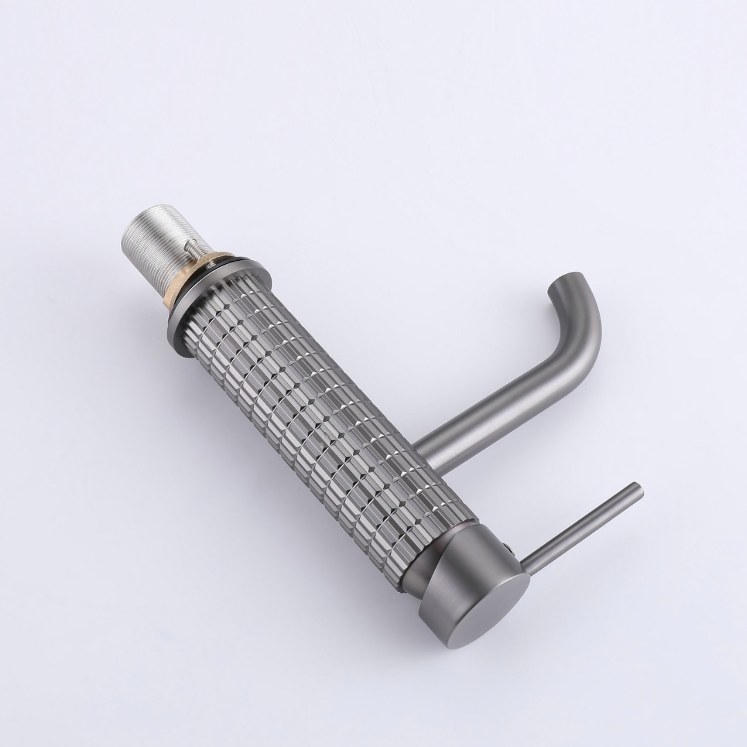 Opbouw wastafelkraan Angelica - Gunmetal grey - 15.9 × 12.2 × 5.5 cm