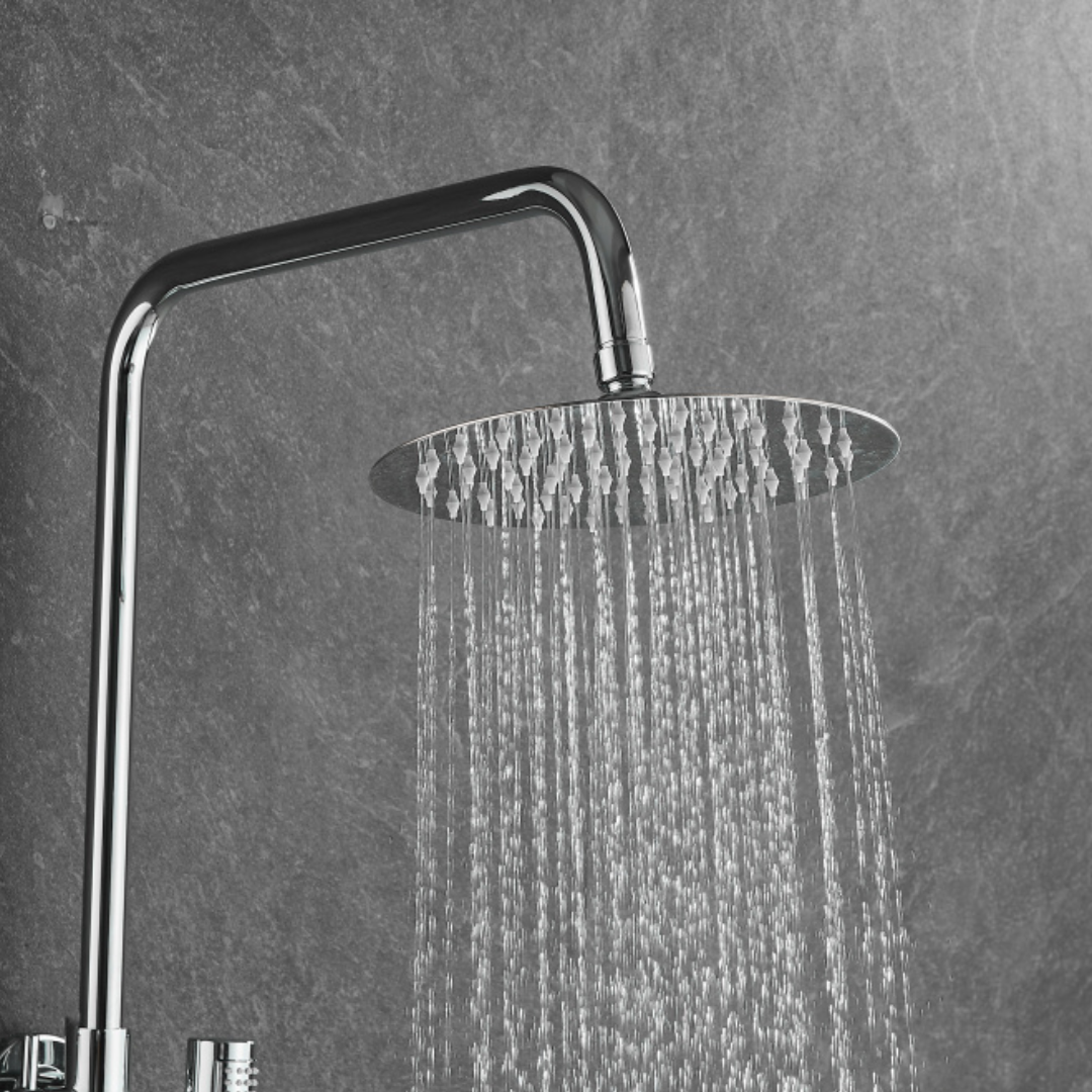 Thermostatisch opbouw regendoucheset - Julio - Chroom