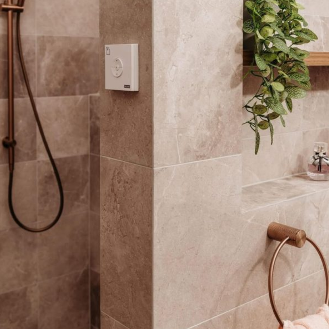 Handdoekring Valencia - Brushed bronze