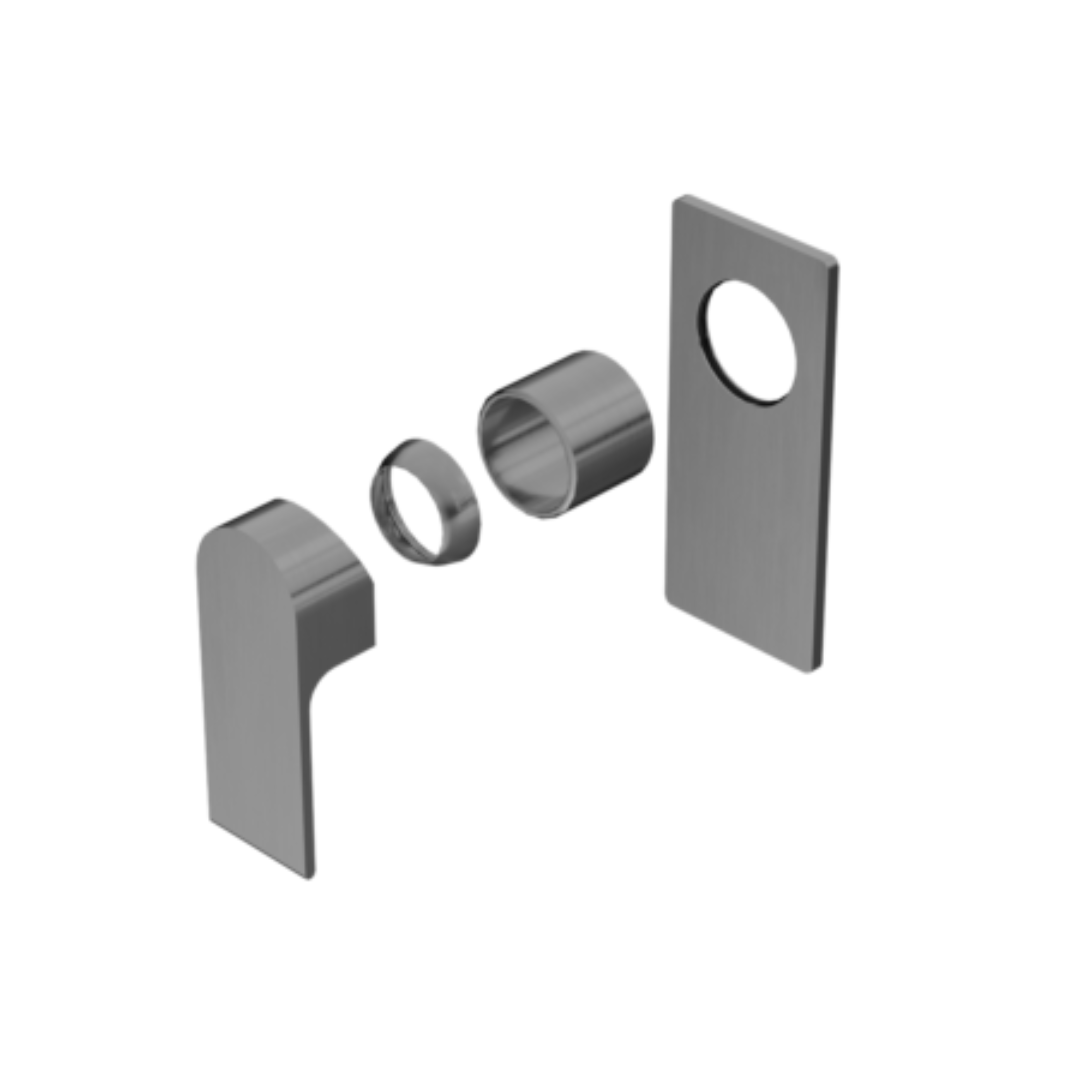 Inbouw mengkraan - Portofino - Gun metal grey