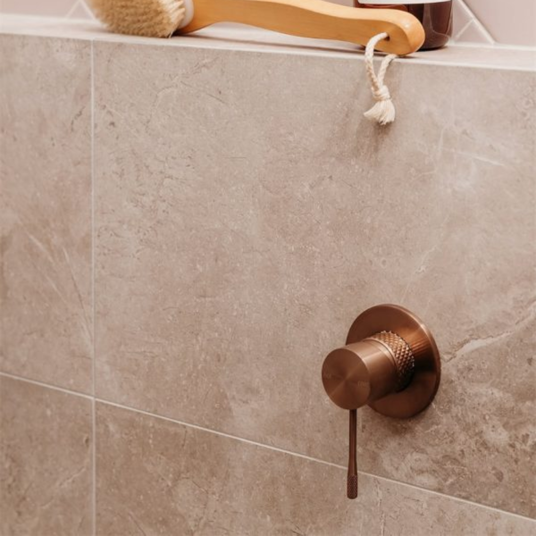 Inbouw mengkraan - Valencia – 80MM - 1-Gats - Brushed bronze