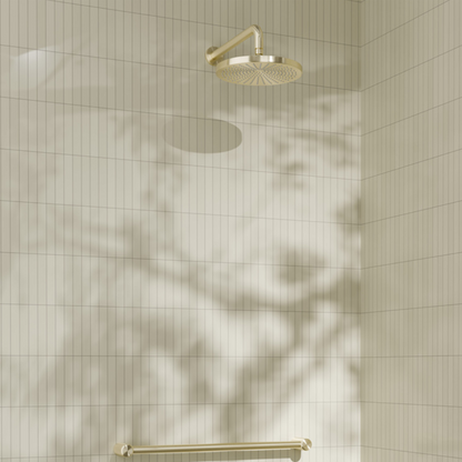 Douchekop Valencia – Brushed gold - 250mm