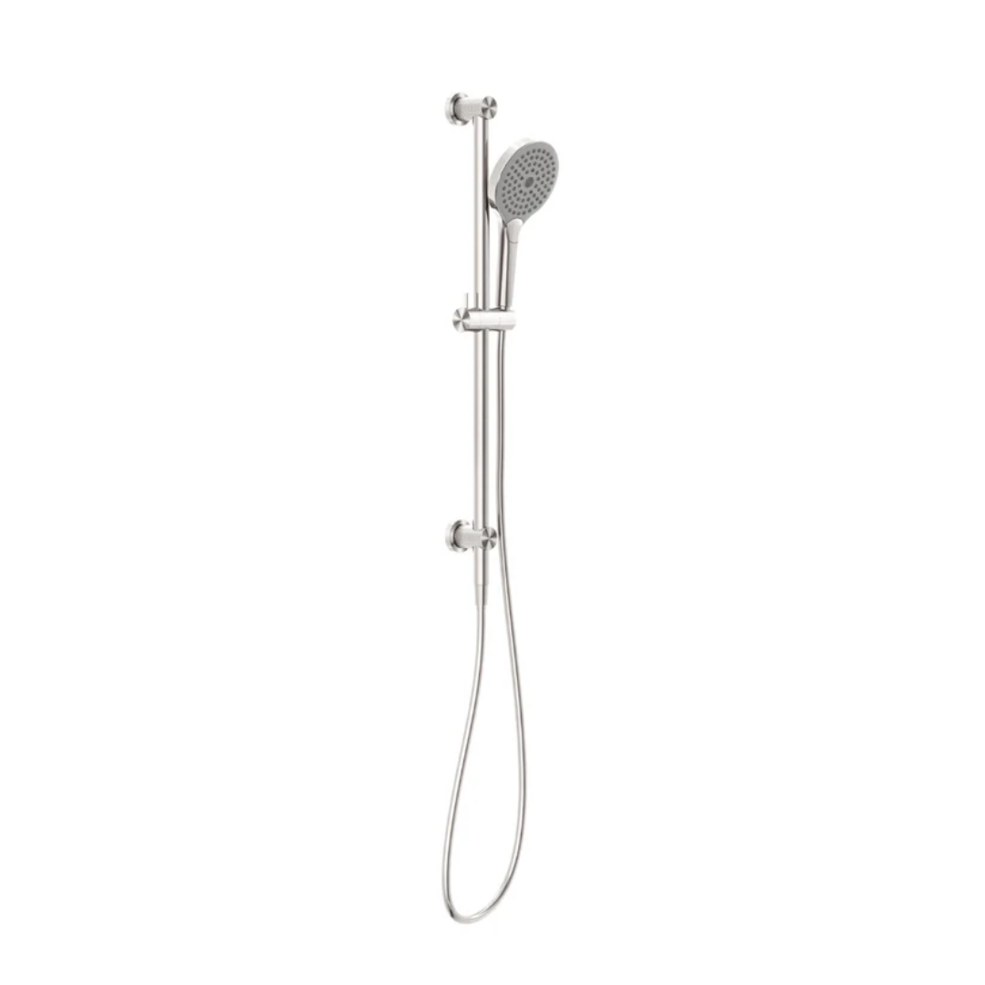 Thermostatiche inbouw regendoucheset Valencia - Air shower II - Brushed nickel