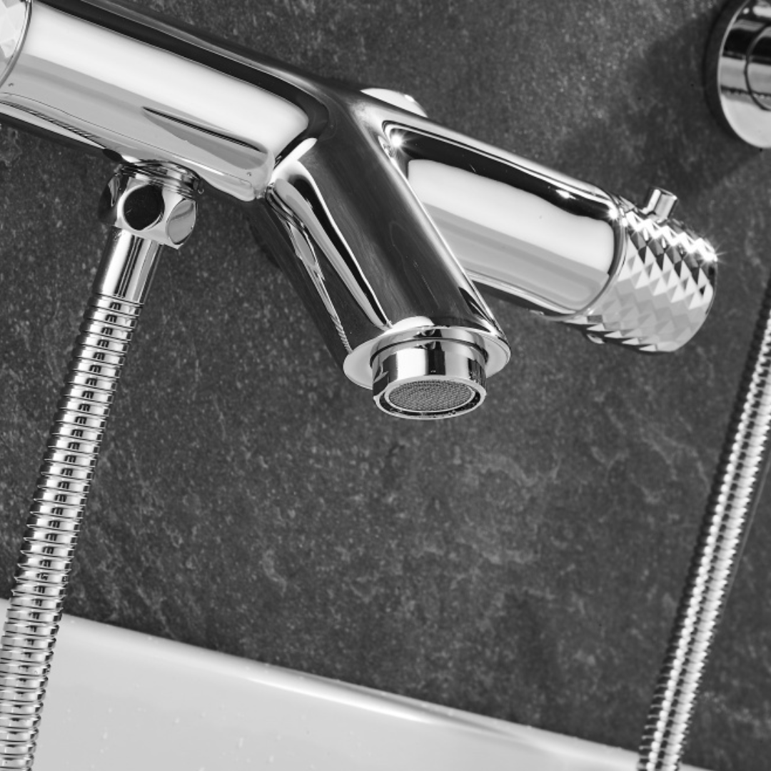 Thermostatische opbouw badkraan - Alessandra - Chroom