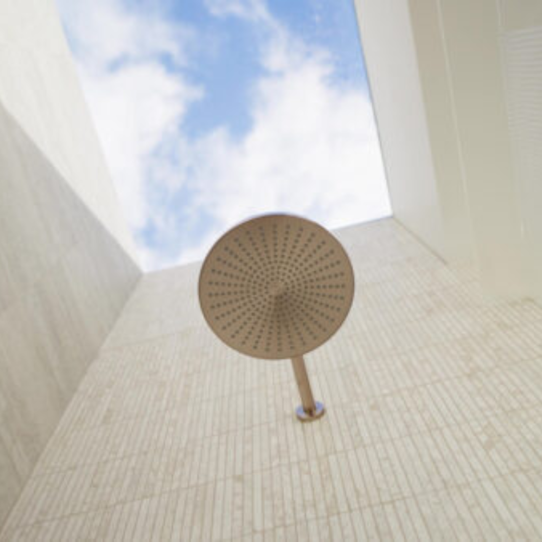 Douchekop Valencia – Brushed bronze - 250mm