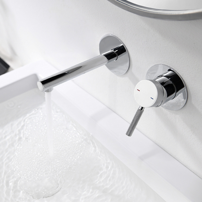 Inbouw wastafelkraan Taylor - Chroom - Incl. inbouwdeel