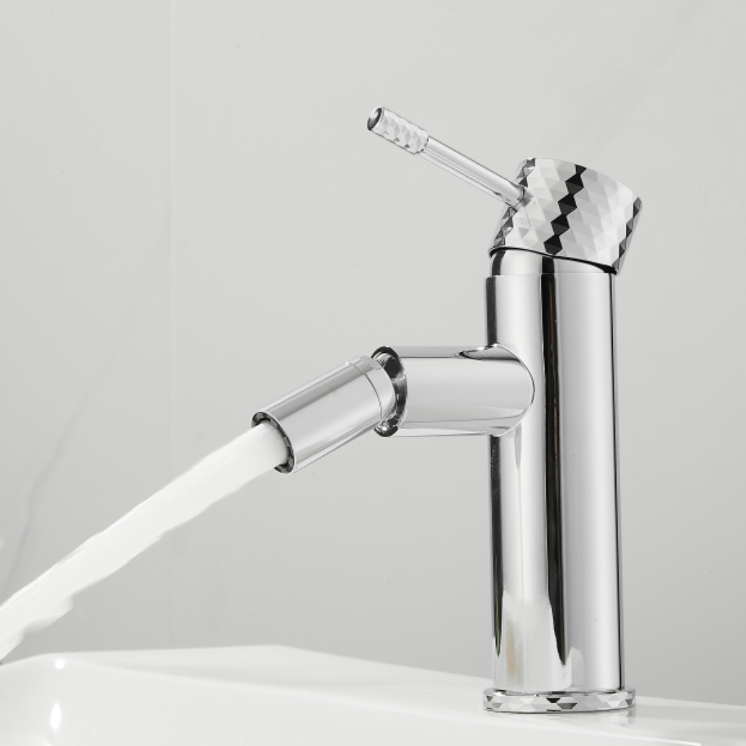 Opbouw wastafelkraan - Romano - Draaiend uitloop - Chroom