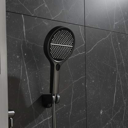 Douchepaneel Elena - LED - Digitaal display - Gunmetal grey - 145 × 18 × 65 cm