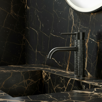 Opbouw wastafelkraan Angelica - Gunmetal grey - 15.9 × 12.2 × 5.5 cm