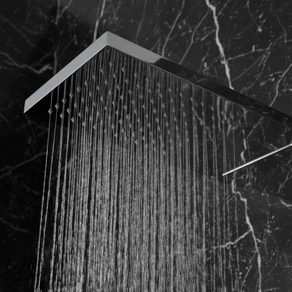 Douchepaneel Nana – Waterval – Massagejets – Chroom- 150 × 20 × 60 cm