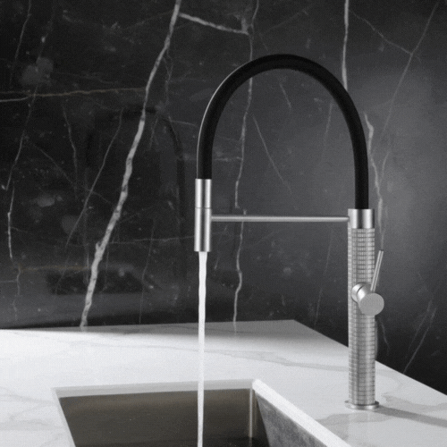 Semi-professionele Keukenkraan Angelica – Uittrekbare Uitloop – Chroom- 52.9 × 24.9 × 5.5 cm