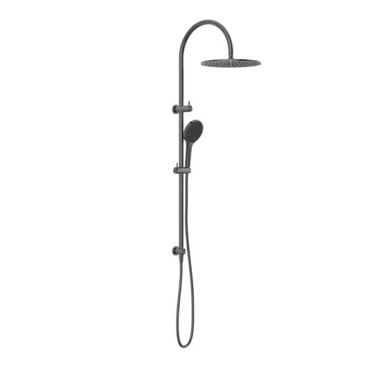 Regendoucheset Valencia – Graphite - Air shower II - Met inbouwmengkraan