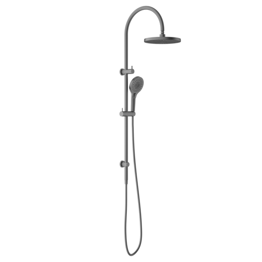 Regendoucheset Valencia – Graphite - Air shower - Met inbouwmengkraan