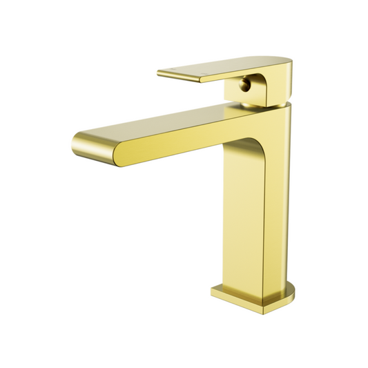 Opbouw wastafelkraan Portofino - 1-Gats - Brushed gold
