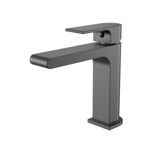 Opbouw wastafelkraan Portofino - 1-Gats - Gun metal grey