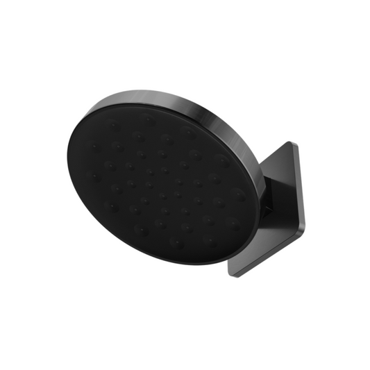 Regendouchekop Sorrento - Met wandbevestiging - Gun metal grey - 300mm