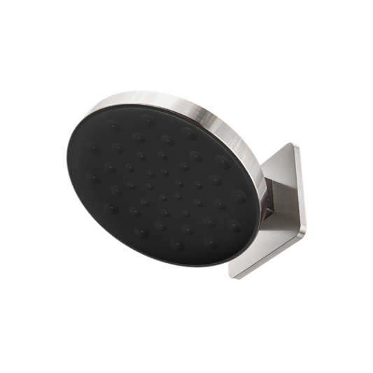 Regendouchekop Sorrento - Met wandbevestiging - Brushed nickel - 300mm