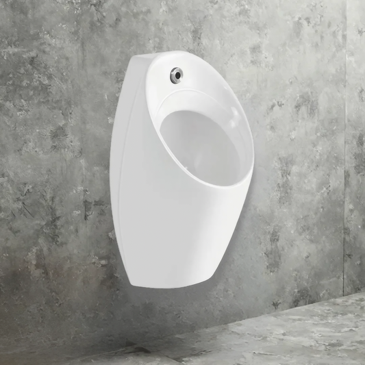 Hangend Urinoir - Automatische Spoeling - Sensor - Milan - Glans Wit - 330x330x620mm