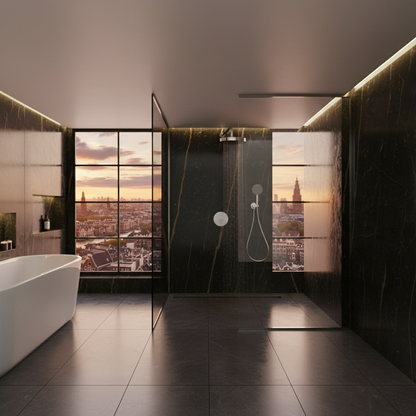 Inbouw Regendoucheset Amalia - Chroom - Incl. inbouwdeel