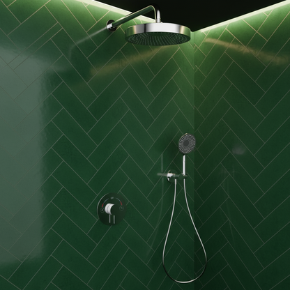 Inbouw Regendoucheset Amalia - Chroom - Incl. inbouwdeel