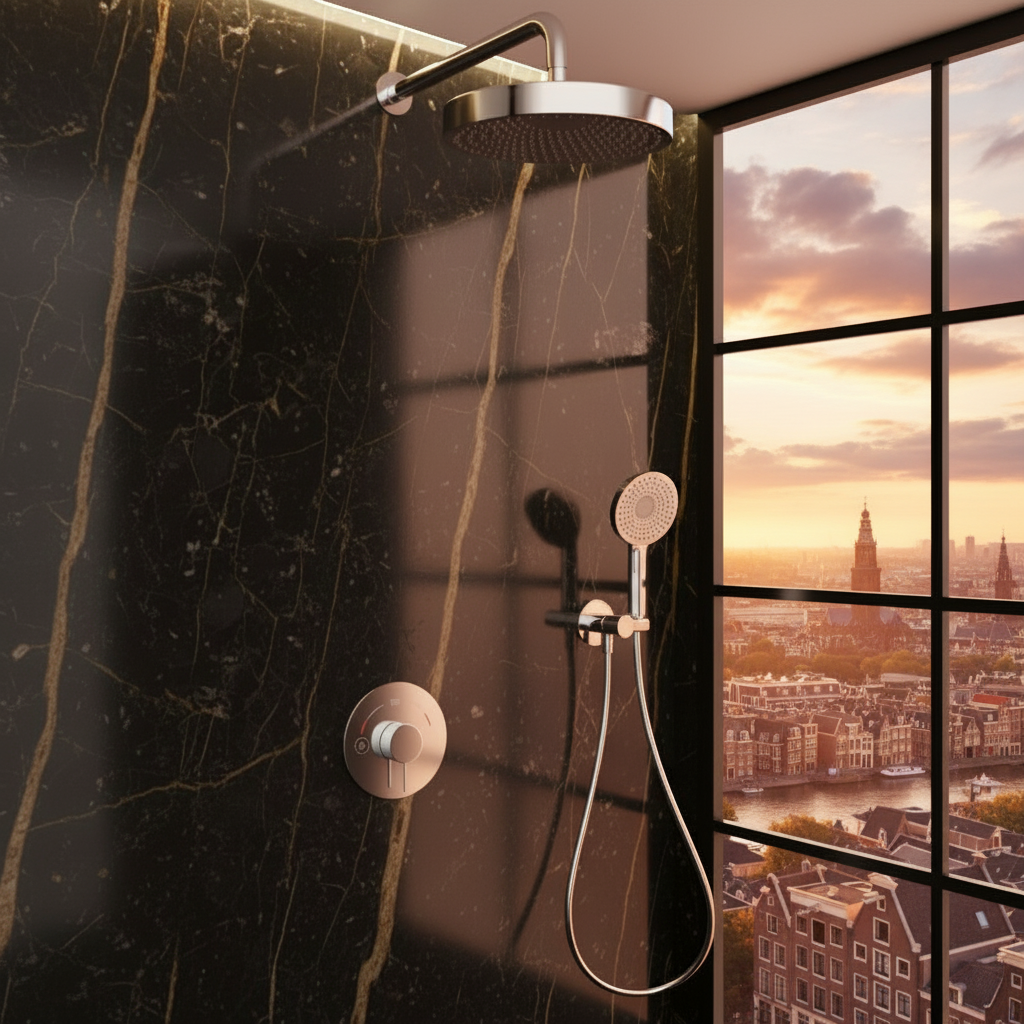 Inbouw Regendoucheset Amalia - Chroom - Incl. inbouwdeel