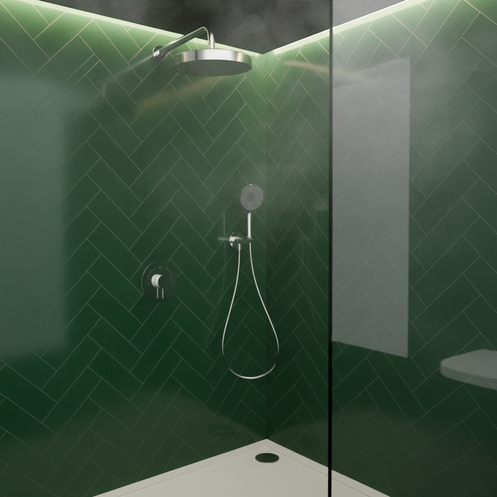 Inbouw Regendoucheset Amalia - Chroom - Incl. inbouwdeel