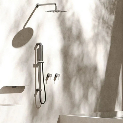 Inbouw mengkraan - Capri - 1-Gats - Brushed bronze